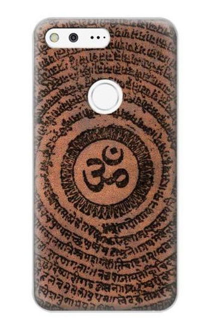 W2874 Om Symbol Tattoo Hard Case and Leather Flip Case For Google Pixel XL