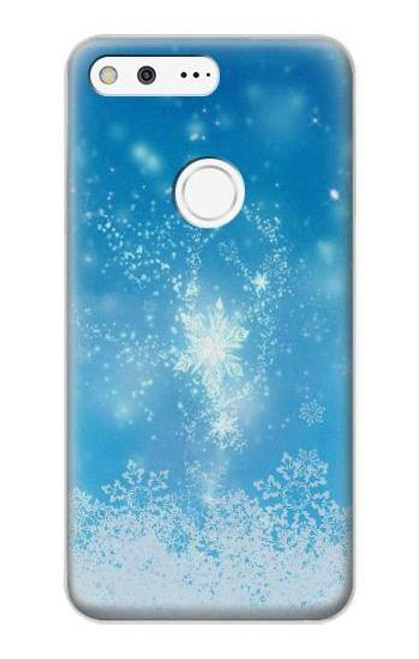 W2923 Frozen Snow Spell Magic Hard Case and Leather Flip Case For Google Pixel XL