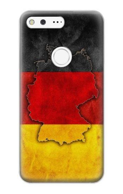 W2935 Germany Flag Map Hard Case and Leather Flip Case For Google Pixel XL