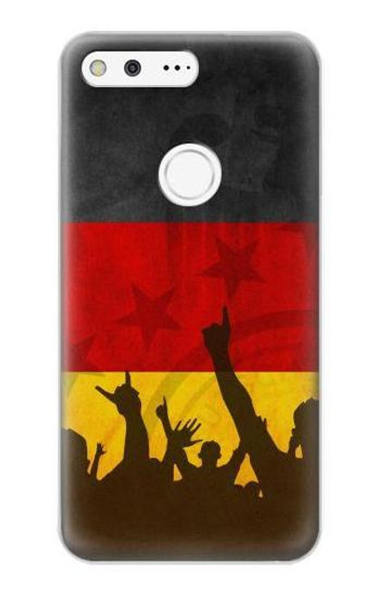 W2966 Germany Football Soccer Euro 2016 Hard Case and Leather Flip Case For Google Pixel XL