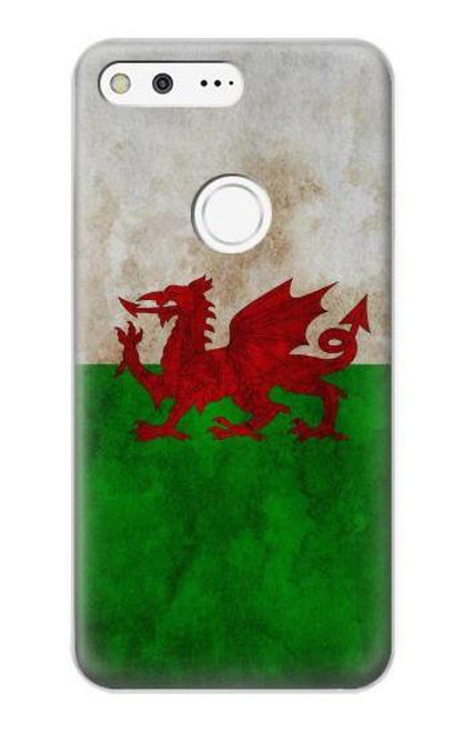 W2976 Wales Football Soccer Euro 2016 Flag Hard Case and Leather Flip Case For Google Pixel XL