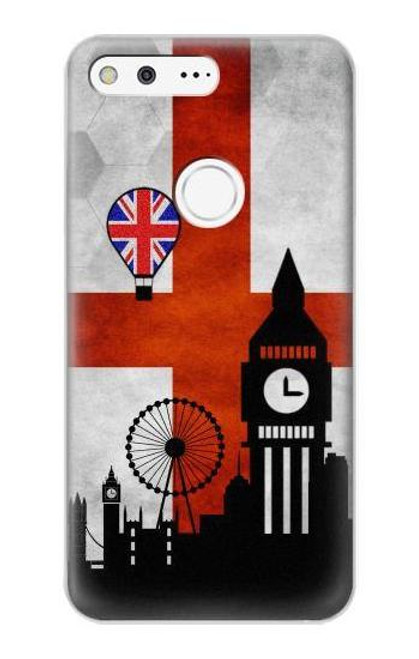 W2979 England Football Soccer Euro 2016 Hard Case and Leather Flip Case For Google Pixel XL