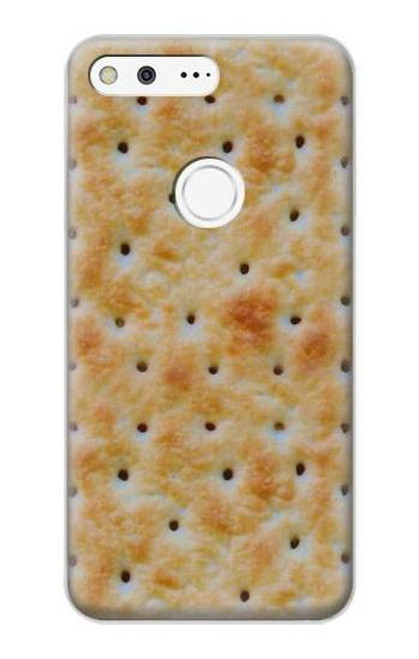 W2987 Cream Cracker Biscuits Hard Case and Leather Flip Case For Google Pixel XL