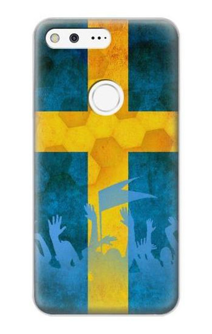 W2990 Sweden Football Soccer Euro 2016 Hard Case and Leather Flip Case For Google Pixel XL