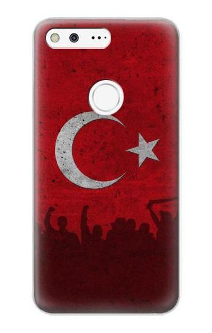 W2991 Turkey Football Soccer Euro 2016 Hard Case and Leather Flip Case For Google Pixel XL