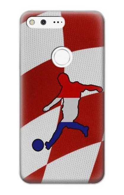 W2993 Croatia Football Soccer Euro 2016 Hard Case and Leather Flip Case For Google Pixel XL