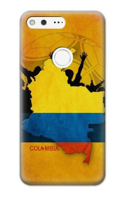 W2996 Colombia Football Soccer Copa 2016 Hard Case and Leather Flip Case For Google Pixel XL