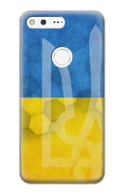 W3006 Ukraine Football Soccer Euro 2016 Hard Case and Leather Flip Case For Google Pixel XL