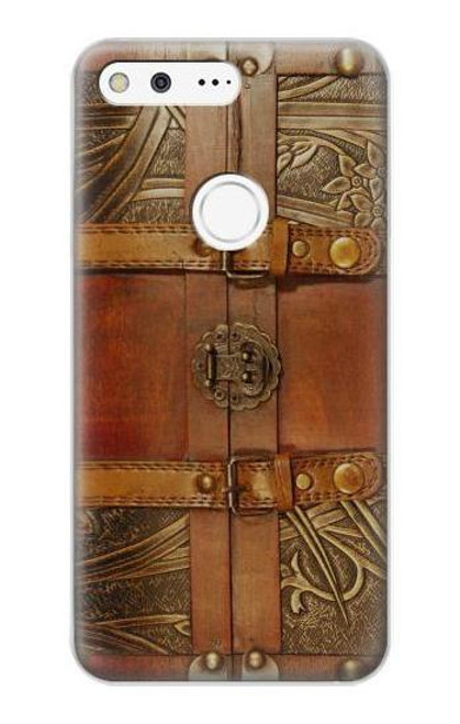 W3012 Treasure Chest Hard Case and Leather Flip Case For Google Pixel XL