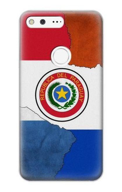 W3017 Paraguay Flag Hard Case and Leather Flip Case For Google Pixel XL