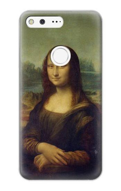 W3038 Mona Lisa Da Vinci Painting Hard Case and Leather Flip Case For Google Pixel XL