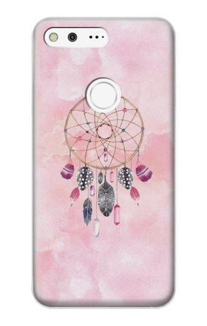 W3094 Dreamcatcher Watercolor Painting Hard Case and Leather Flip Case For Google Pixel XL