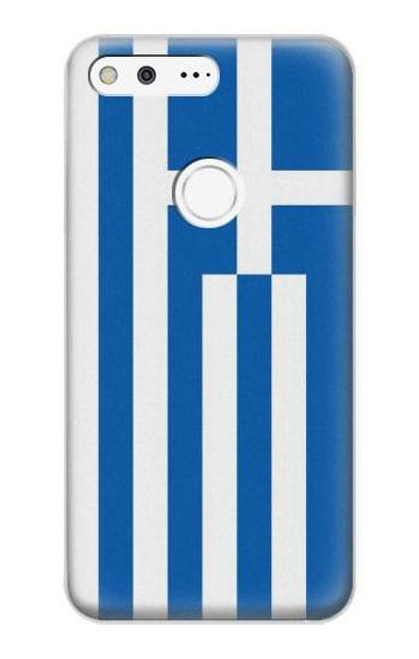 W3102 Flag of Greece Hard Case and Leather Flip Case For Google Pixel XL