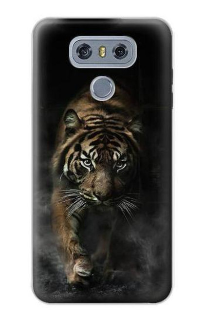 W0877 Bengal Tiger Hard Case and Leather Flip Case For LG G6