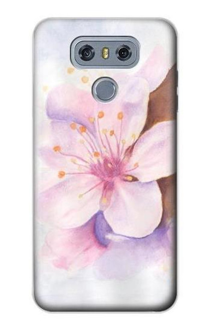 W1415 Sakura Blossom Art Hard Case and Leather Flip Case For LG G6