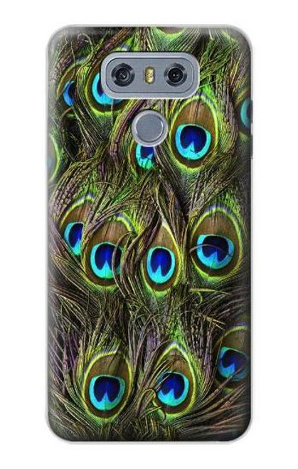 W1965 Peacock Feather Hard Case and Leather Flip Case For LG G6
