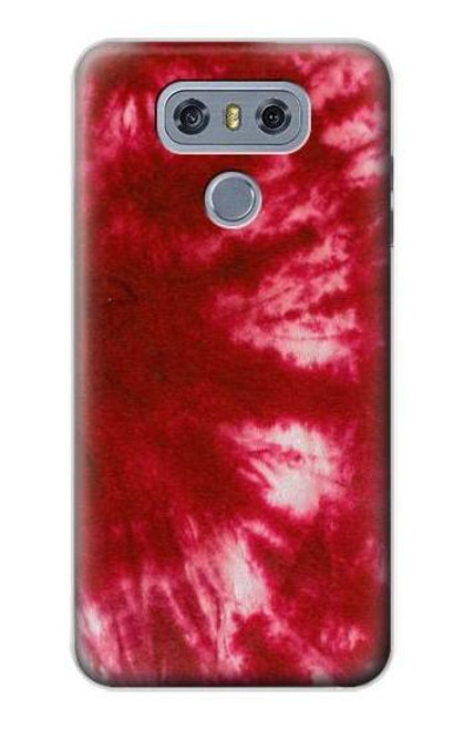 W2480 Tie Dye Red Hard Case and Leather Flip Case For LG G6