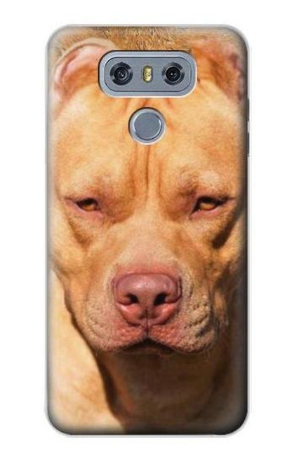 W2903 American Pitbull Dog Hard Case and Leather Flip Case For LG G6