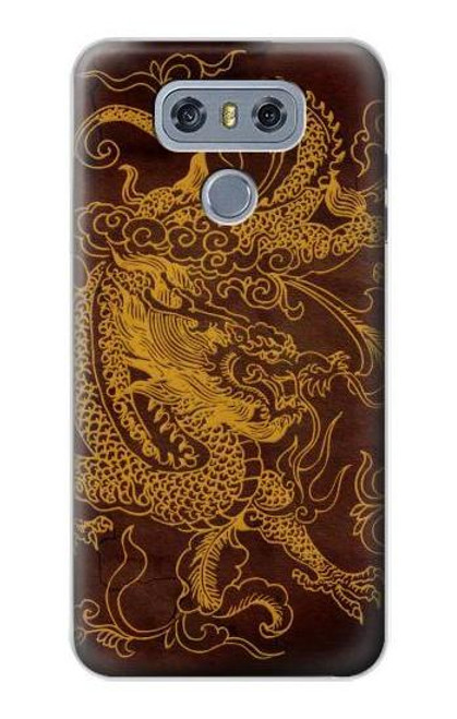 W2911 Chinese Dragon Hard Case and Leather Flip Case For LG G6