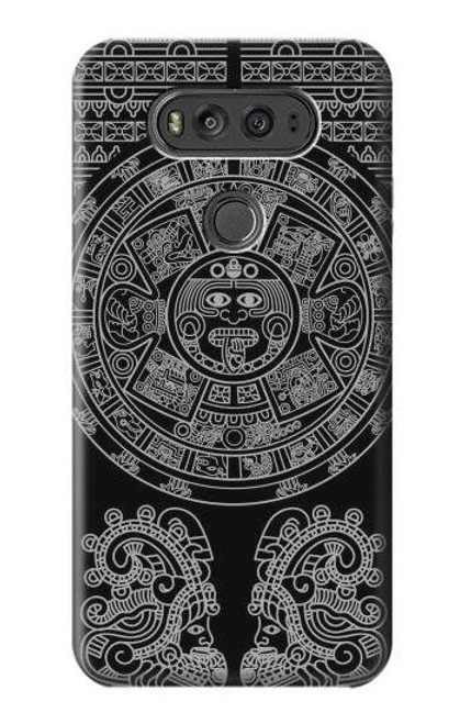 W1838 Mayan Pattern Hard Case and Leather Flip Case For LG V20