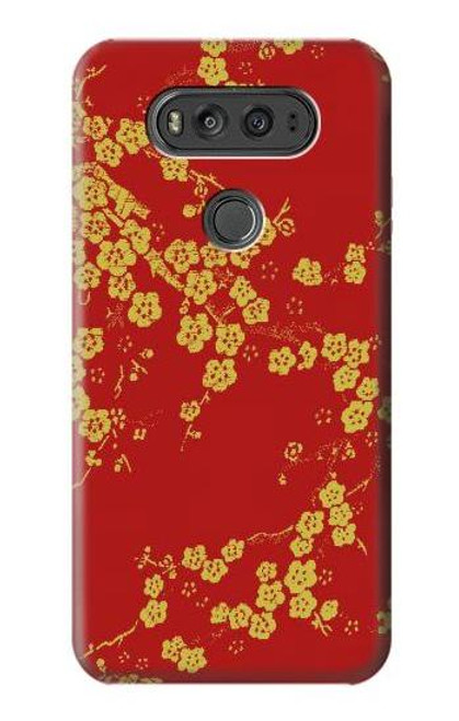 W2050 Cherry Blossoms Chinese Graphic Printed Hard Case and Leather Flip Case For LG V20