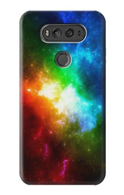 W2312 Colorful Rainbow Space Galaxy Hard Case and Leather Flip Case For LG V20