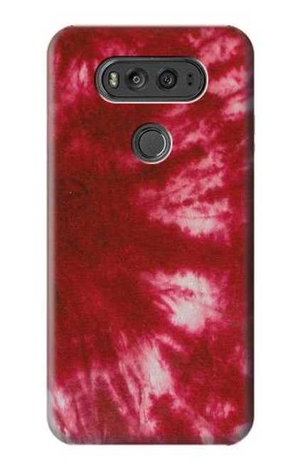 W2480 Tie Dye Red Hard Case and Leather Flip Case For LG V20