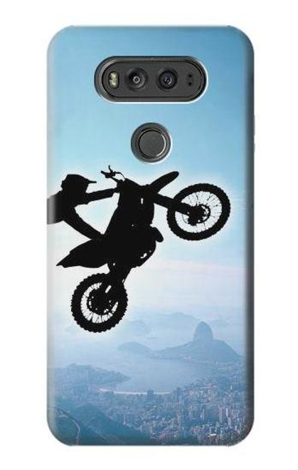 W2675 Extreme Freestyle Motocross Hard Case and Leather Flip Case For LG V20