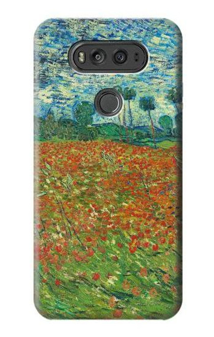 W2681 Field Of Poppies Vincent Van Gogh Hard Case and Leather Flip Case For LG V20