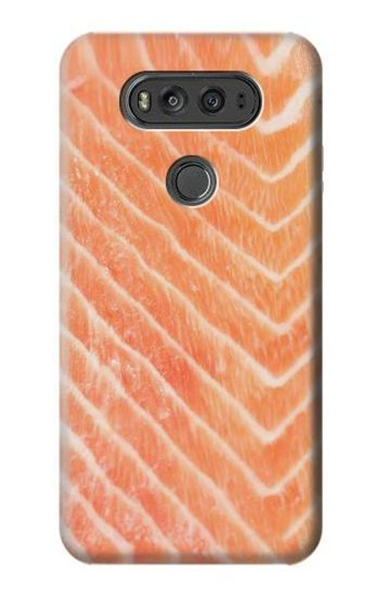 W2700 Salmon Fish Graphic Hard Case and Leather Flip Case For LG V20