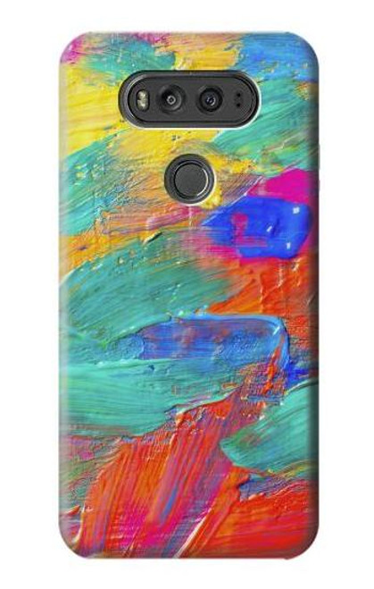 W2942 Brush Stroke Painting Hard Case and Leather Flip Case For LG V20