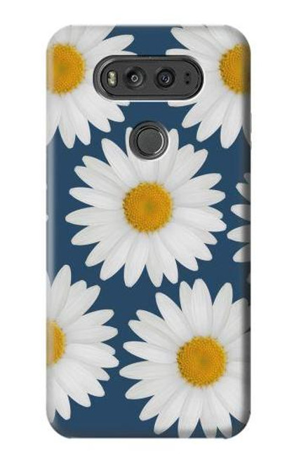 W3009 Daisy Blue Hard Case and Leather Flip Case For LG V20