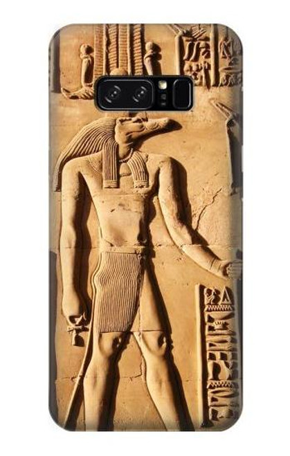 W0391 Egyptian Sobek Hard Case and Leather Flip Case For Note 8 Samsung Galaxy Note8