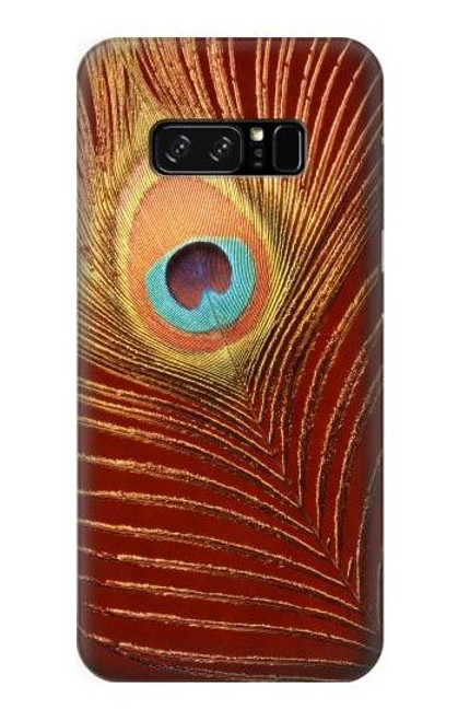 W0512 Peacock Hard Case and Leather Flip Case For Note 8 Samsung Galaxy Note8