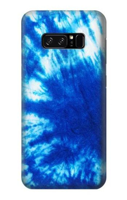 W1869 Tie Dye Blue Hard Case and Leather Flip Case For Note 8 Samsung Galaxy Note8