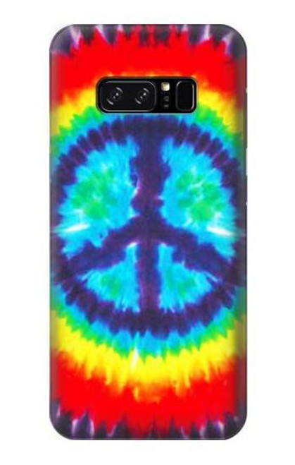 W1870 Tie Dye Peace Hard Case and Leather Flip Case For Note 8 Samsung Galaxy Note8