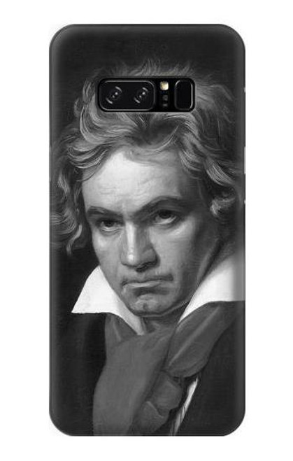 W1930 Beethoven Hard Case and Leather Flip Case For Note 8 Samsung Galaxy Note8