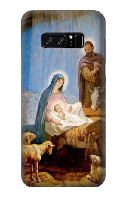 W2276 The Nativity Hard Case and Leather Flip Case For Note 8 Samsung Galaxy Note8