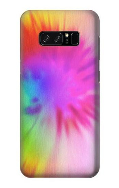 W2488 Tie Dye Color Hard Case and Leather Flip Case For Note 8 Samsung Galaxy Note8