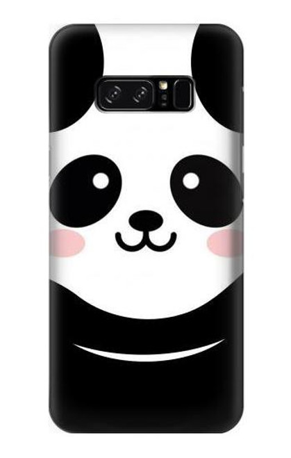 W2662 Cute Panda Cartoon Hard Case and Leather Flip Case For Note 8 Samsung Galaxy Note8