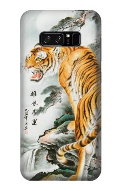 W2750 Oriental Chinese Tiger Painting Hard Case and Leather Flip Case For Note 8 Samsung Galaxy Note8