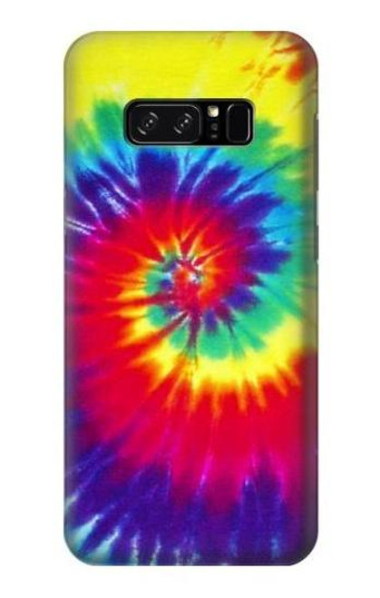 W2884 Tie Dye Swirl Color Hard Case and Leather Flip Case For Note 8 Samsung Galaxy Note8