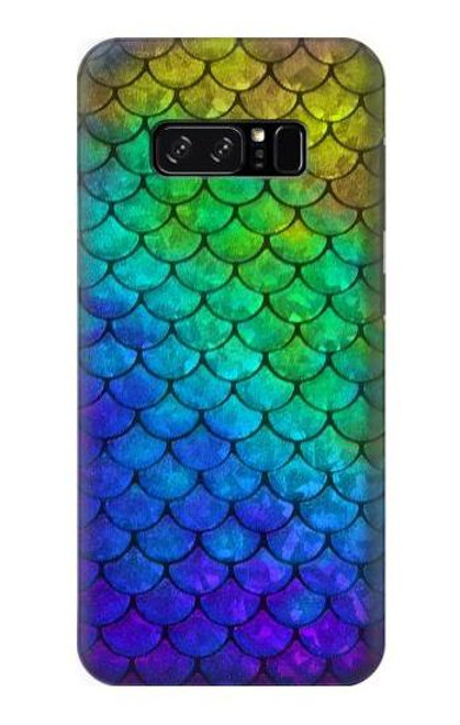 W2930 Mermaid Fish Scale Hard Case and Leather Flip Case For Note 8 Samsung Galaxy Note8