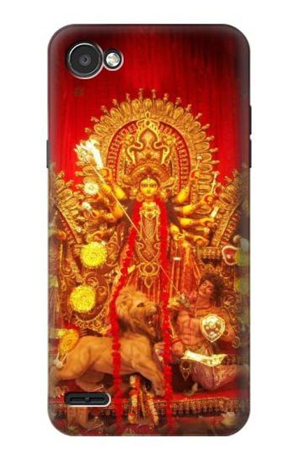 W1030 Hindu God Durga Puja Hard Case and Leather Flip Case For LG Q6