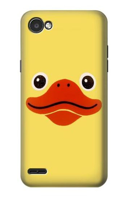 W1922 Duck Face Hard Case and Leather Flip Case For LG Q6