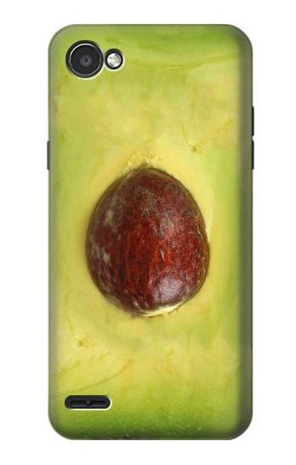 W2552 Avocado Fruit Hard Case and Leather Flip Case For LG Q6