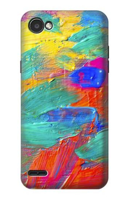 W2942 Brush Stroke Painting Hard Case and Leather Flip Case For LG Q6