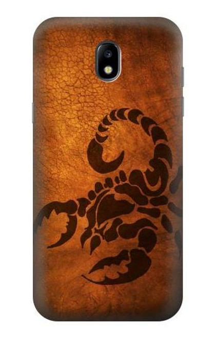 W0683 Scorpion Tattoo Hard Case and Leather Flip Case For Samsung Galaxy J5 (2017) EU Version