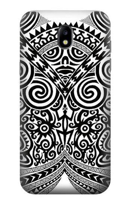 W1655 Maori Tattoo Hard Case and Leather Flip Case For Samsung Galaxy J5 (2017) EU Version