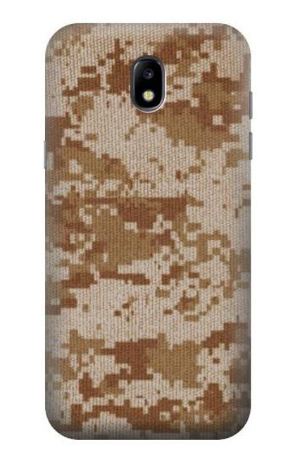 W2939 Desert Digital Camo Camouflage Hard Case and Leather Flip Case For Samsung Galaxy J5 (2017) EU Version